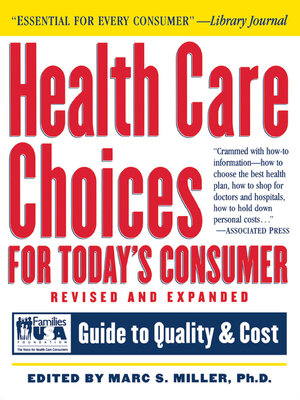 cover image of Health Care Choices for Today's Consumer